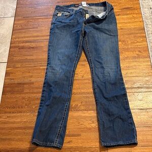 Men's Blue Denim Jeans - Classic Straight Fit